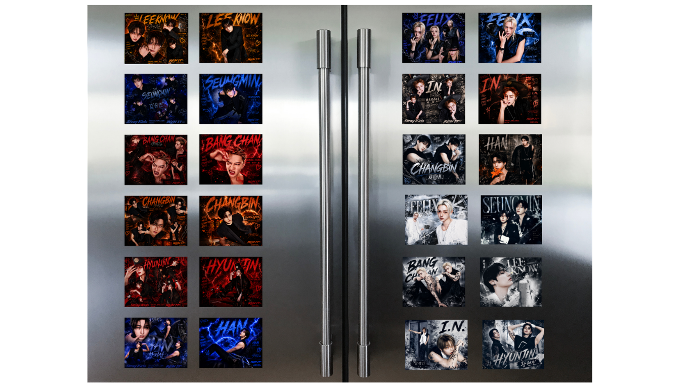 KPOP - SZK Magnets - Run It (Set of 24)