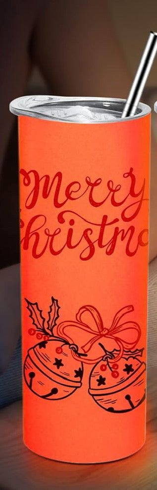 20 oz Stainless Steel Glow-In-The-Dark Tumbler