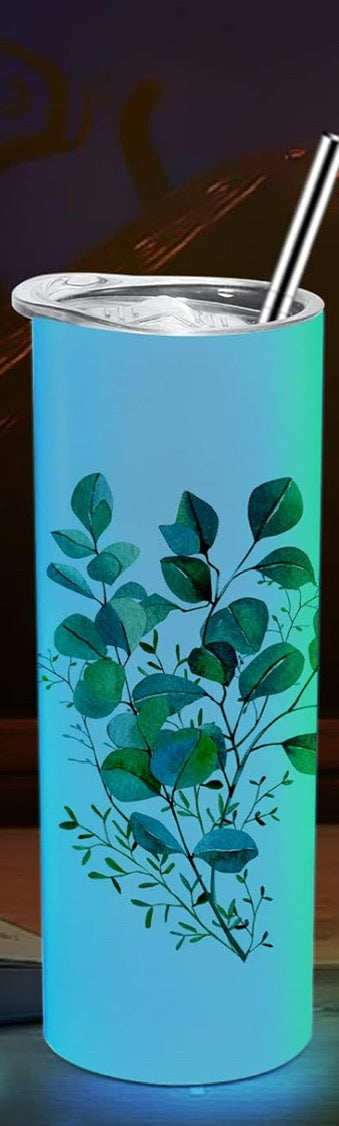 20 oz Stainless Steel Glow-In-The-Dark Tumbler