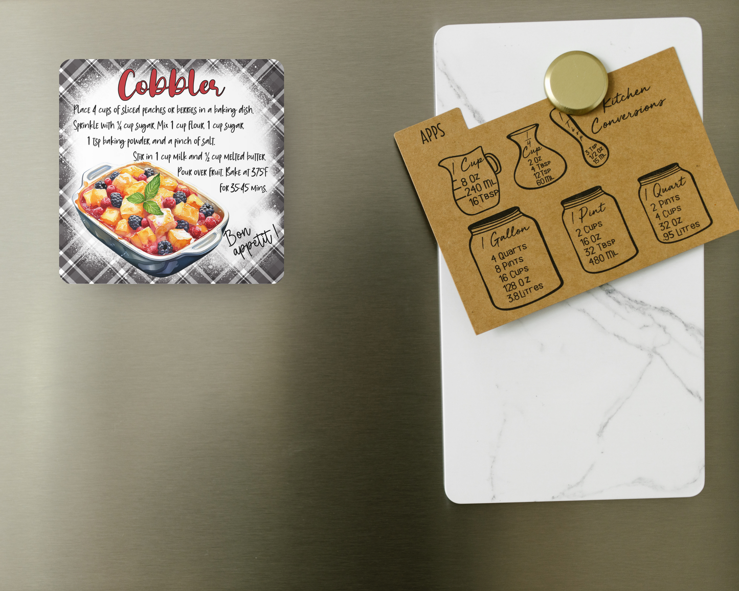 Baking Recipe Magnets (set of 20)