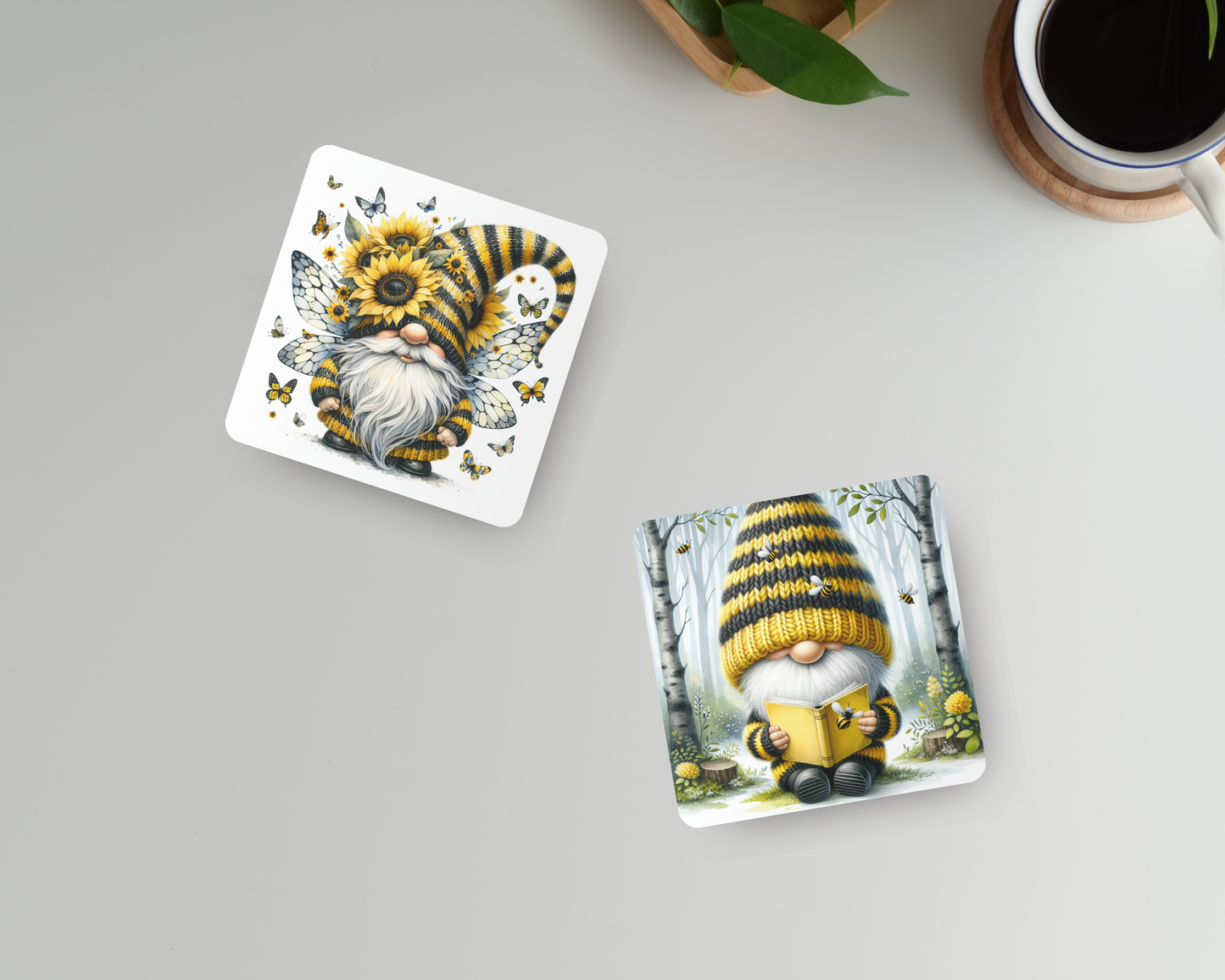 Sunflower Gnome Magnets (set of 20)