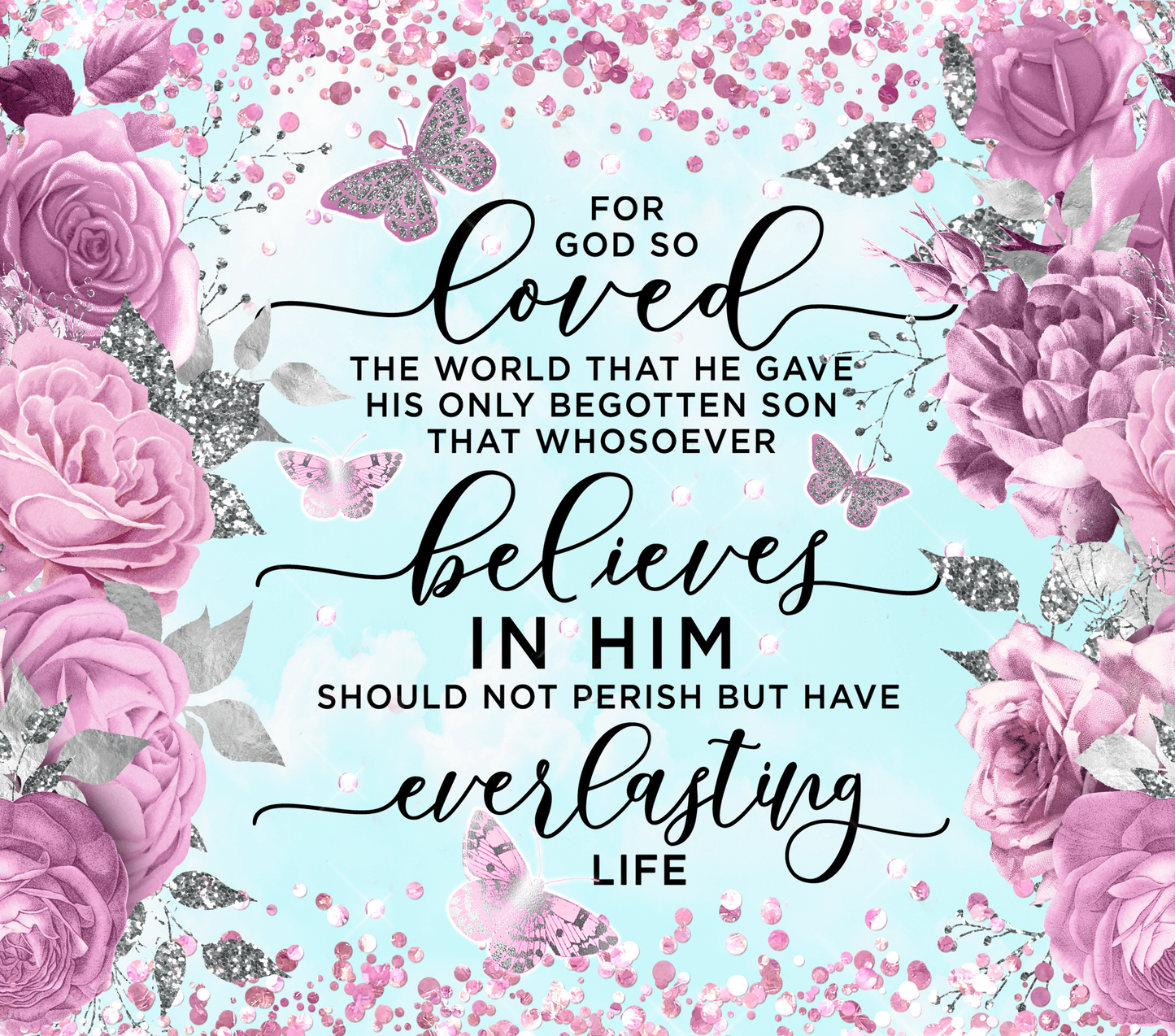 20 oz Sublimation Wraps-Faith