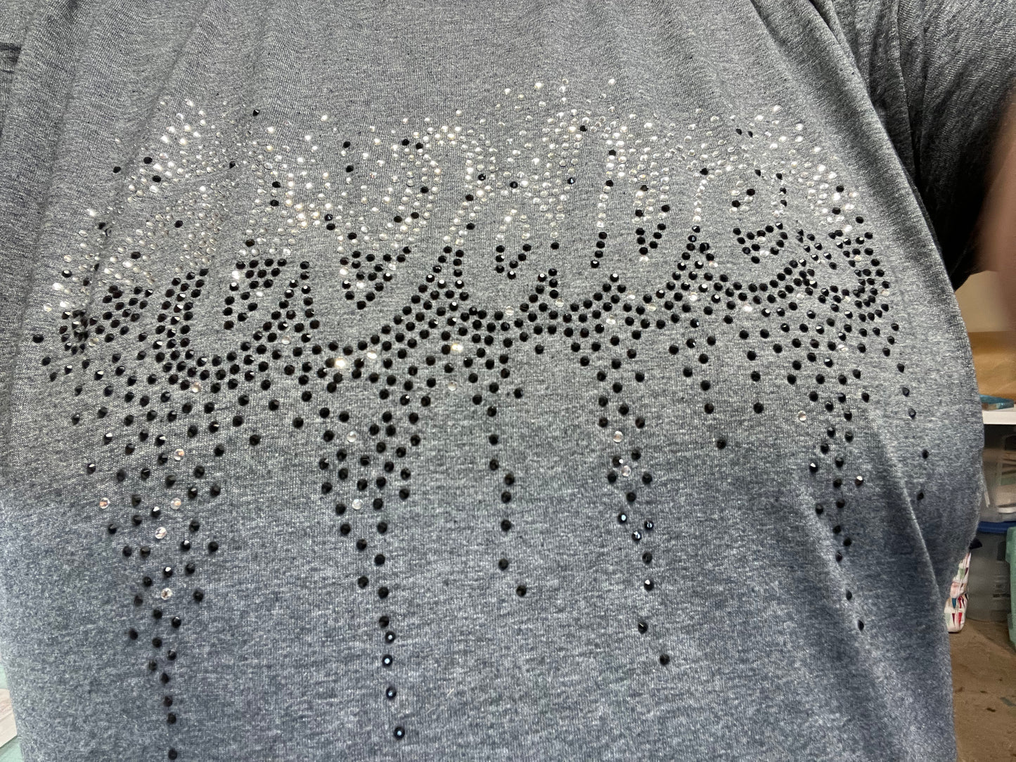 Wolves Rhinestone T Shirt