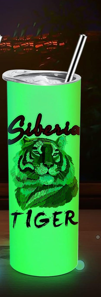 20 oz Stainless Steel Glow-In-The-Dark Tumbler