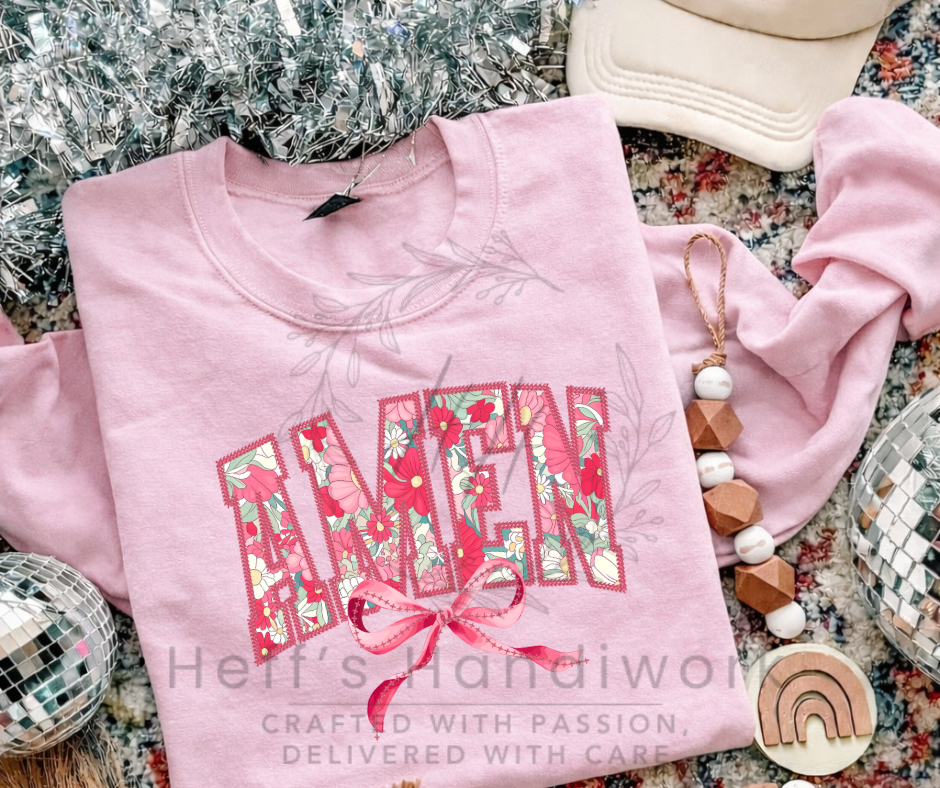 Amen Pink with Bow