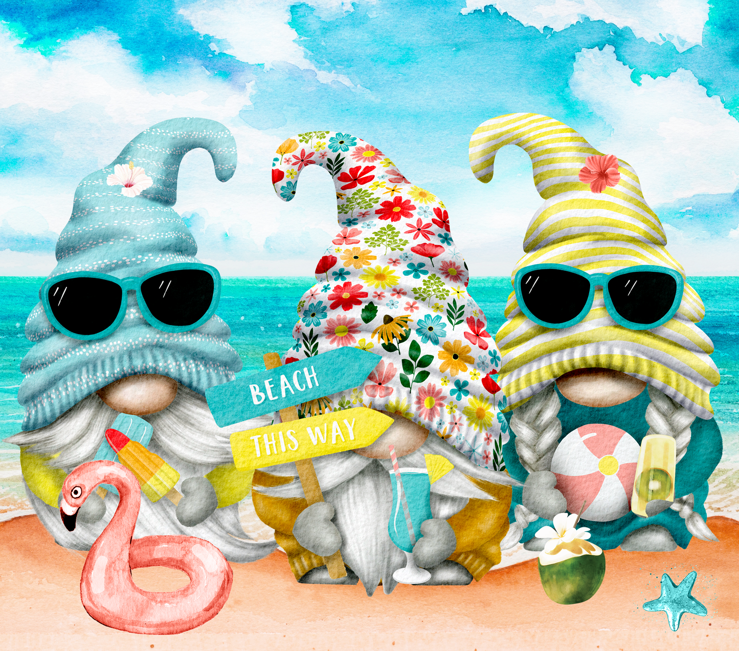 20 oz Sublimation Wraps-Gnomes