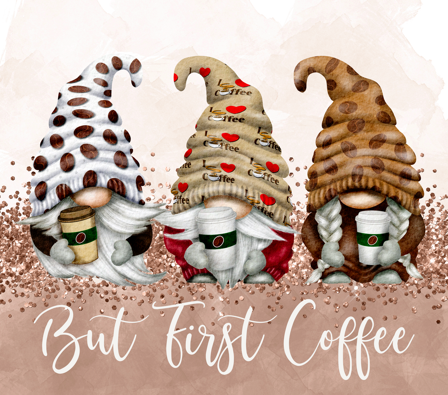 20 oz Sublimation Wraps-Gnomes