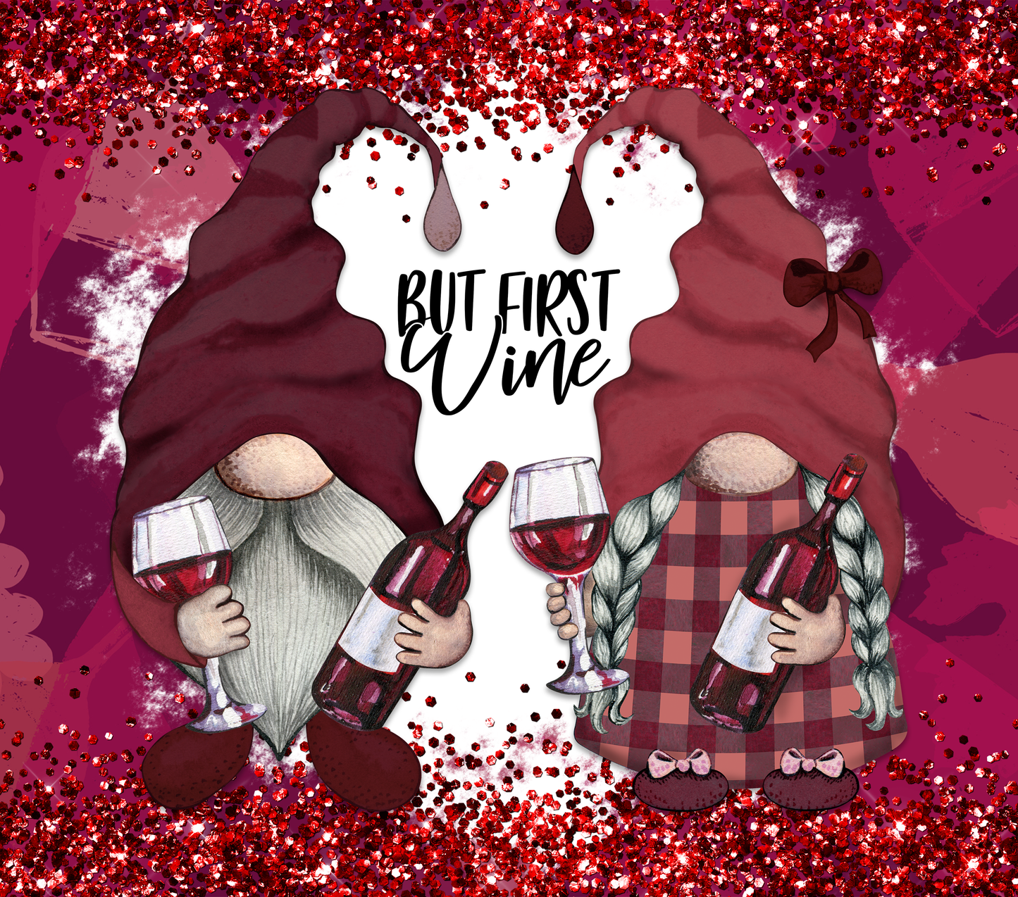 20 oz Sublimation Wraps-Gnomes