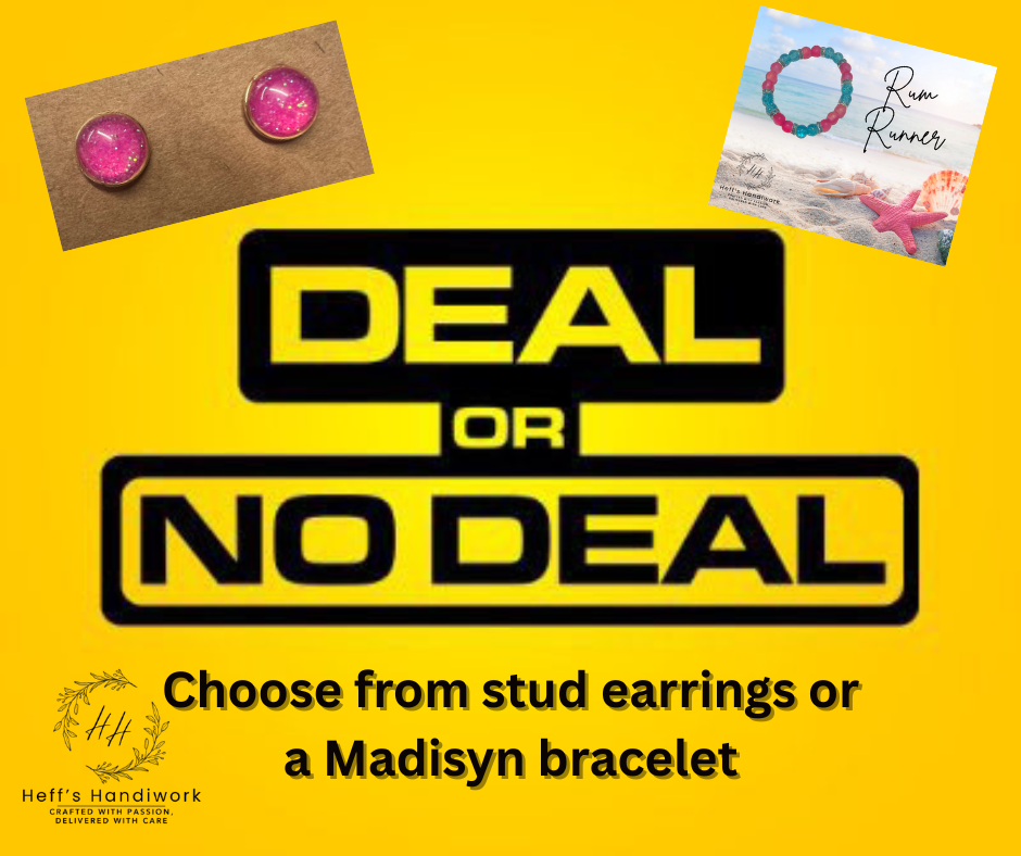 Deal or No Deal-Bracelet OR Earrings
