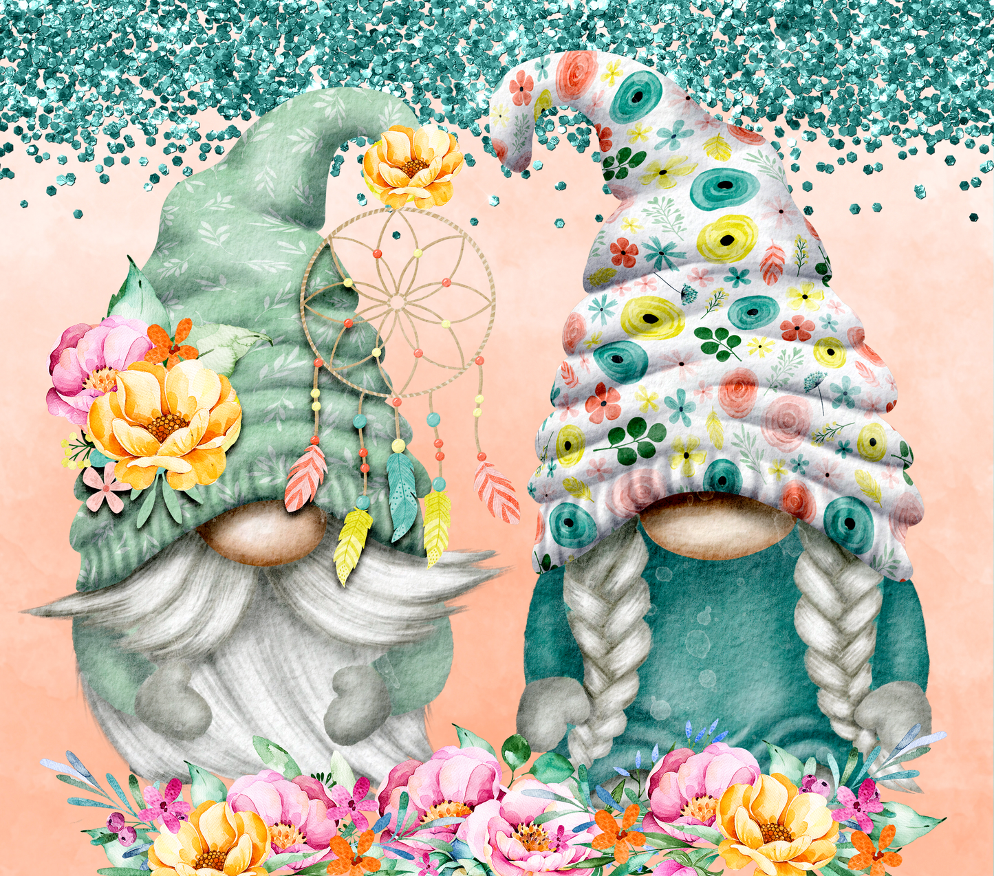 20 oz Sublimation Wraps-Gnomes