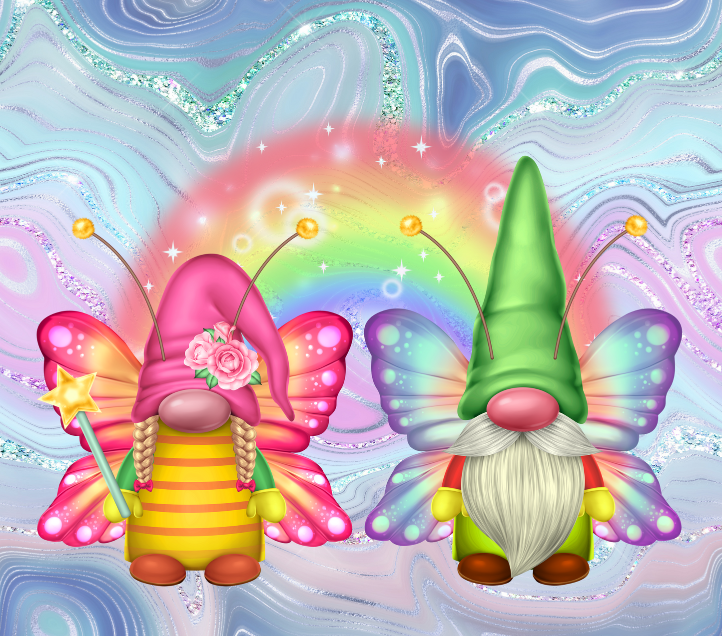 20 oz Sublimation Wraps-Gnomes