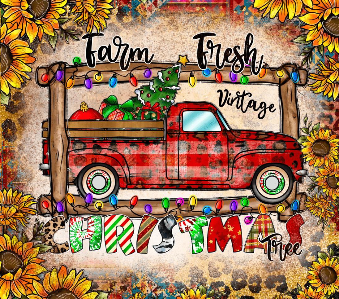 20 oz Sublimation Wraps-Christmas