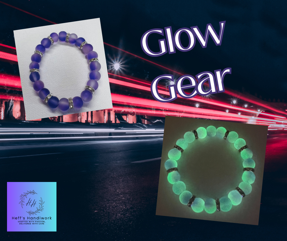 Acrylic Bead Bracelets-Glow