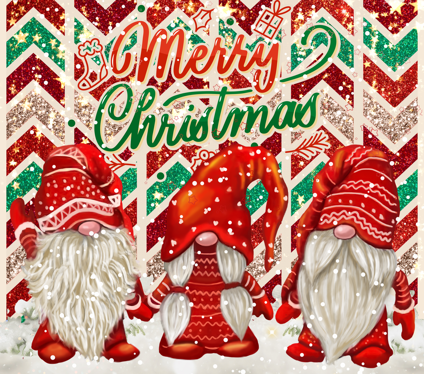 20 oz Sublimation Wraps-Gnomes