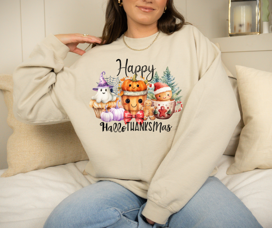 Happy Hallothanksmas Characters