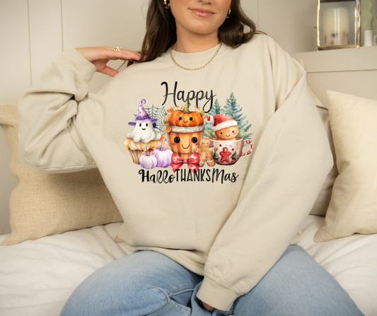 Happy Hallothanksmas Characters