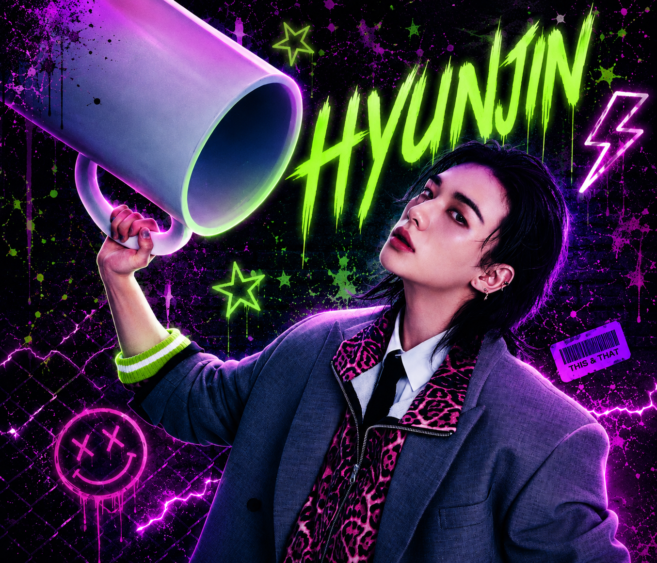 20 oz SKZ Stainless Steel Tumbler - Glow-In-The-Dark