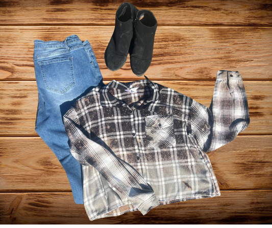 XL Bleached Flannel