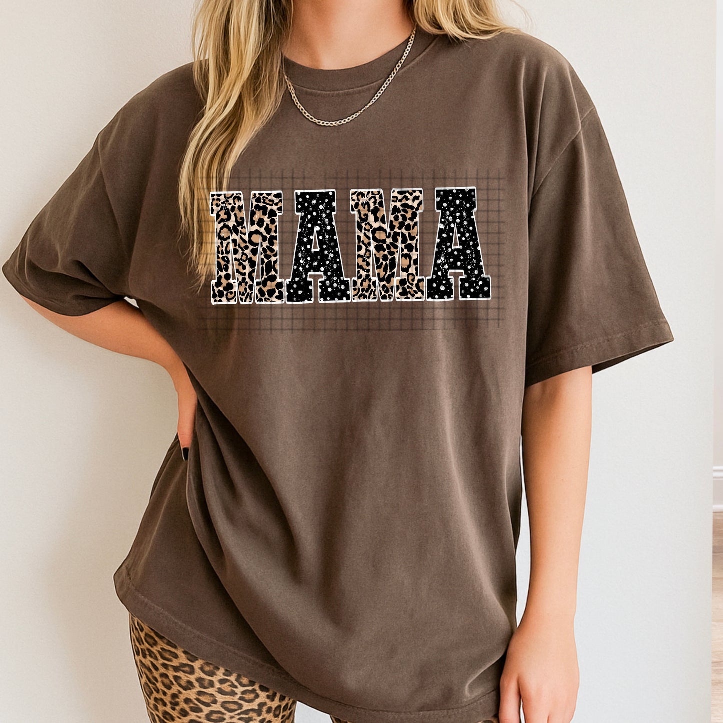 Mama Leopard Polka Dots