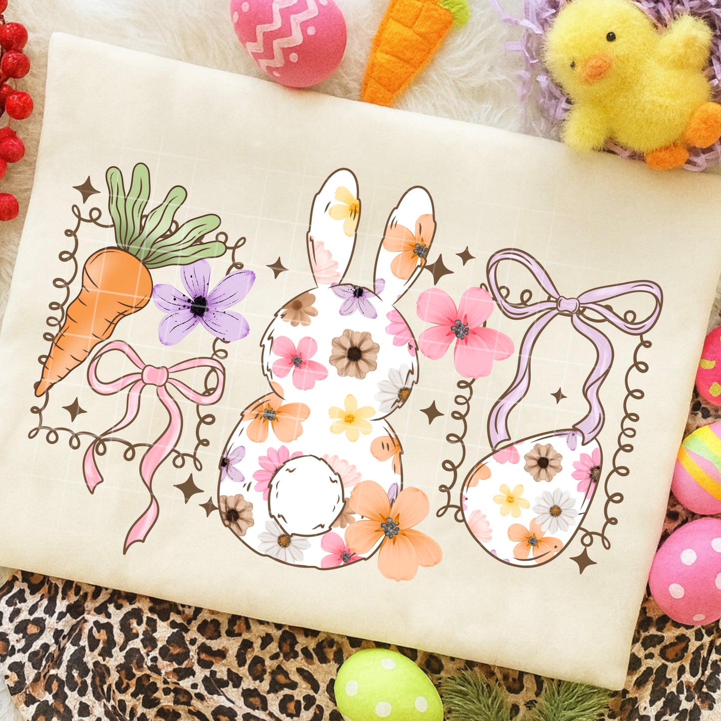 Bunny Floral Frames
