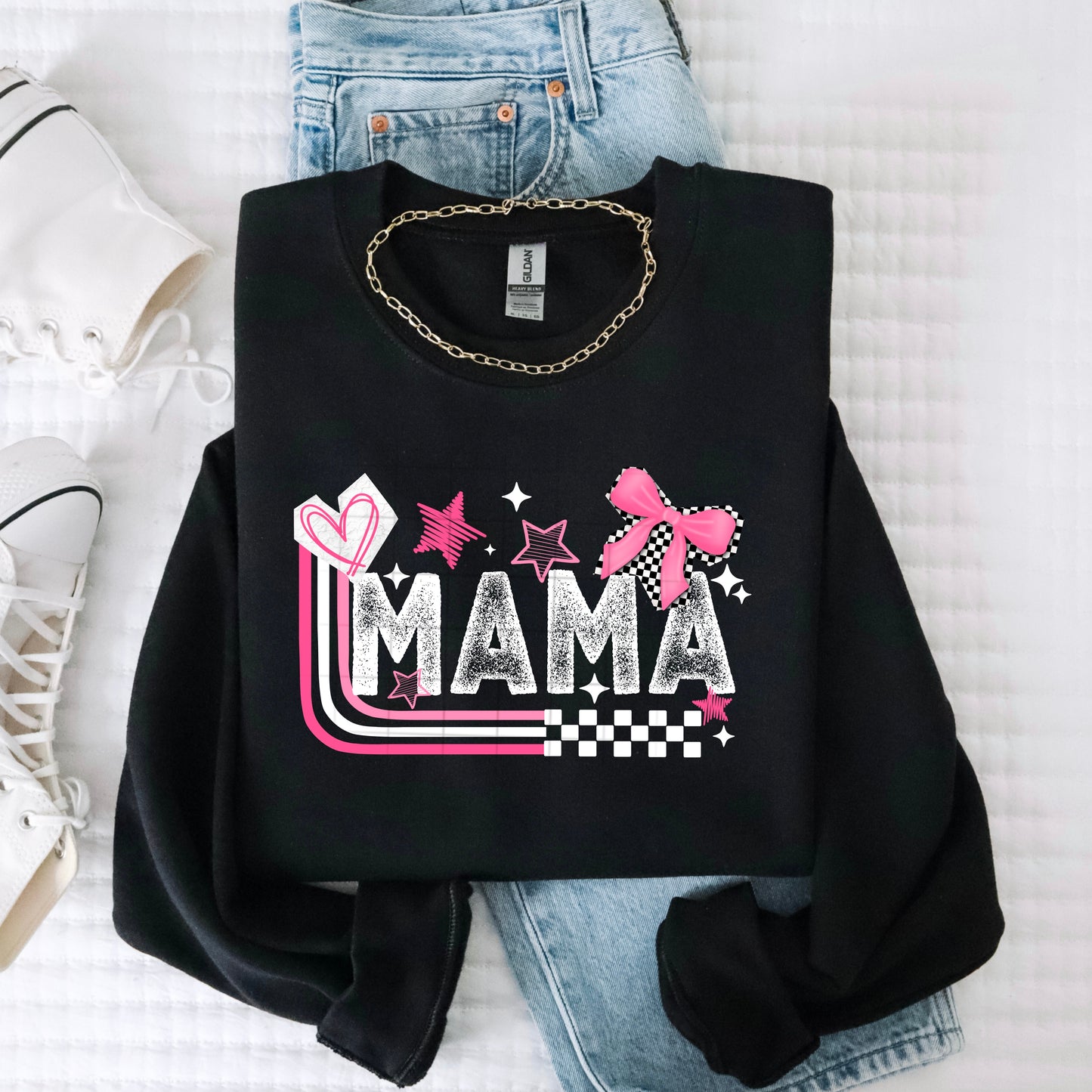 Mama Pink Stars