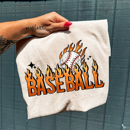 Baseball Flames