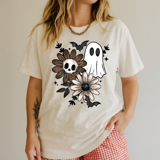 Ghost Skull Florals
