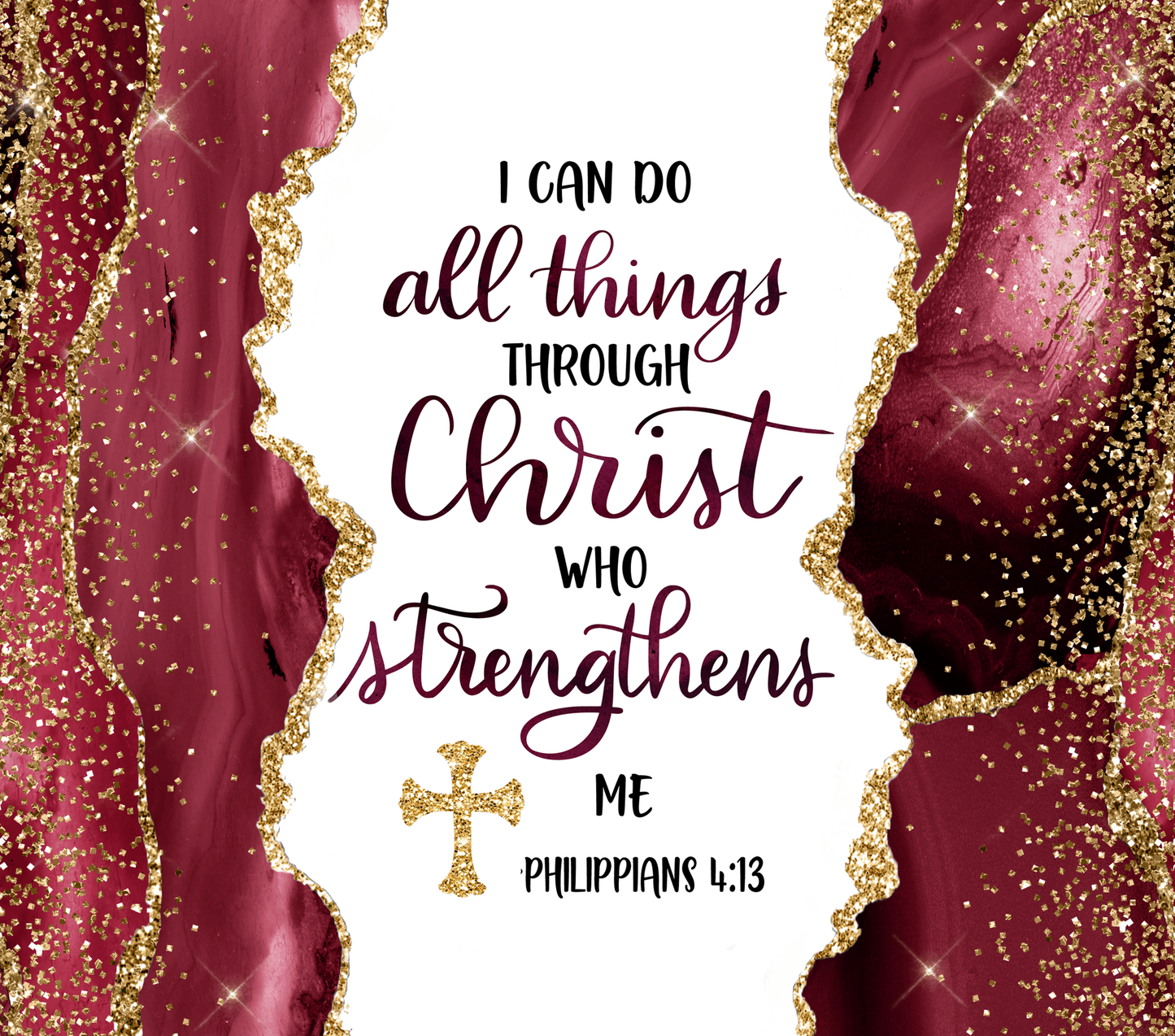 20 oz Sublimation Wraps-Faith