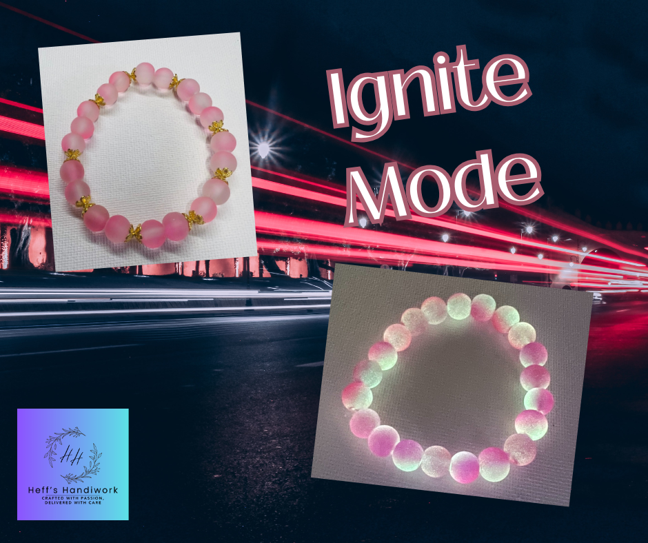 Acrylic Bead Bracelets-Glow