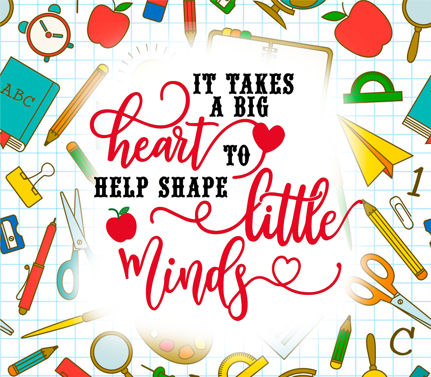 20 oz Sublimation Wraps-Teacher