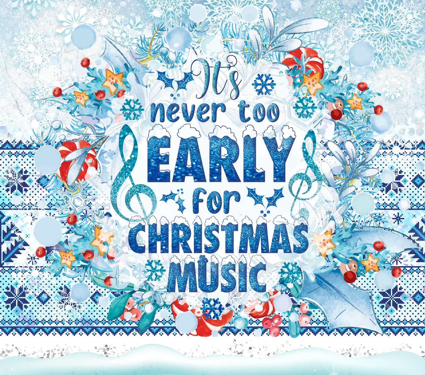 20 oz Sublimation Wraps-Christmas