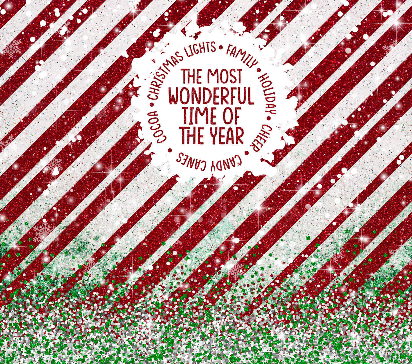 20 oz Sublimation Wraps-Christmas