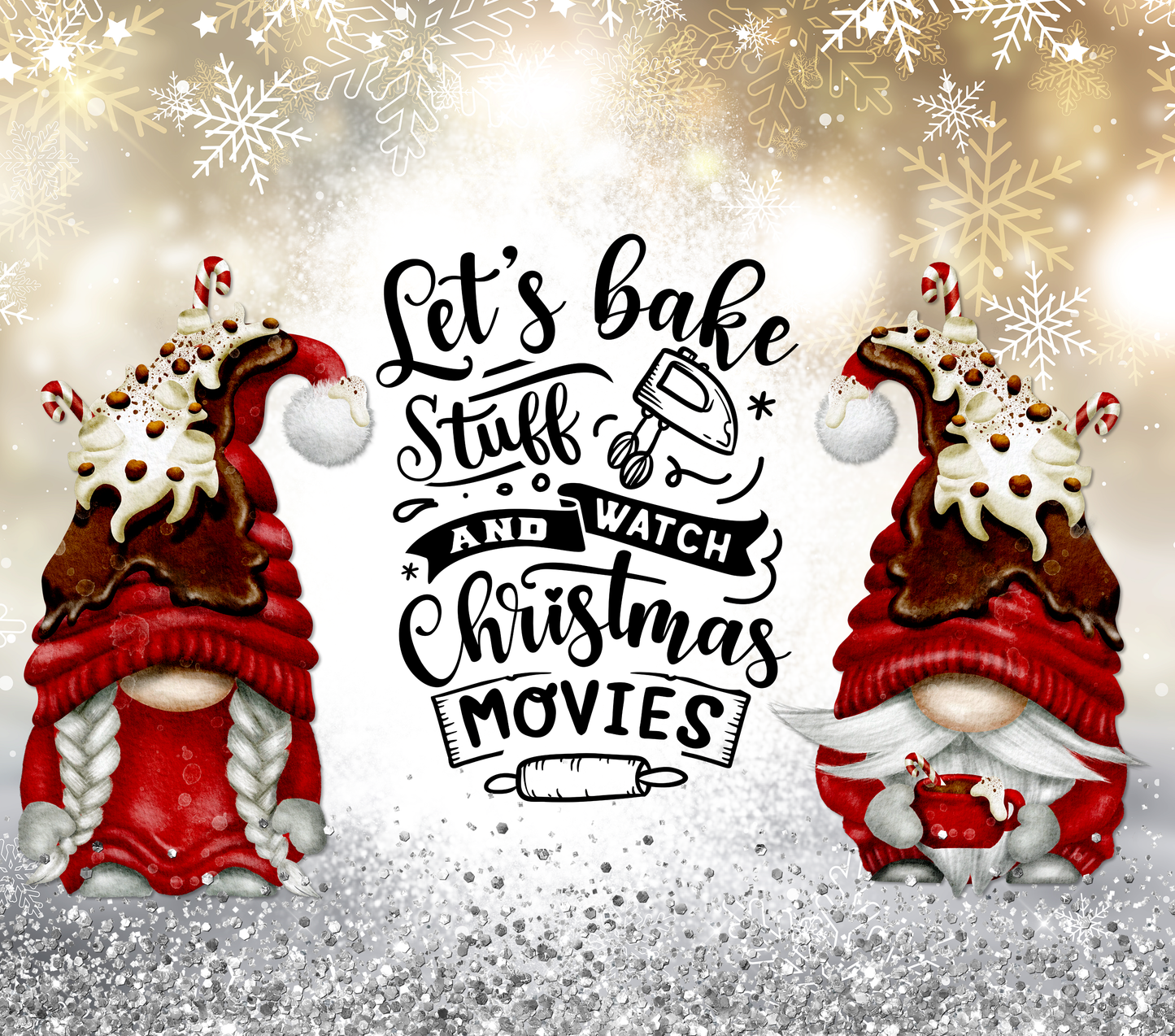 20 oz Sublimation Wraps-Gnomes