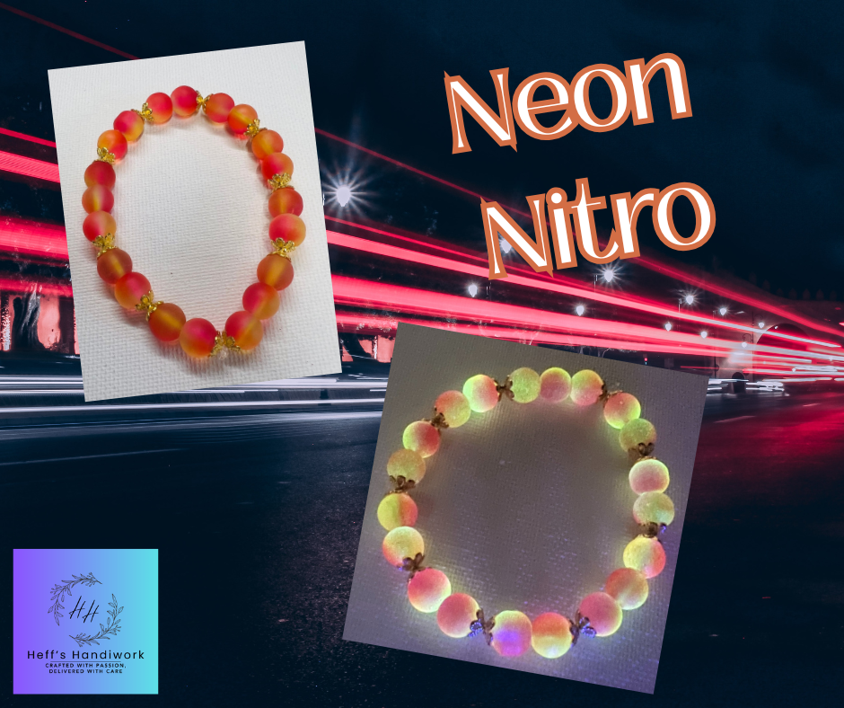 Acrylic Bead Bracelets-Glow