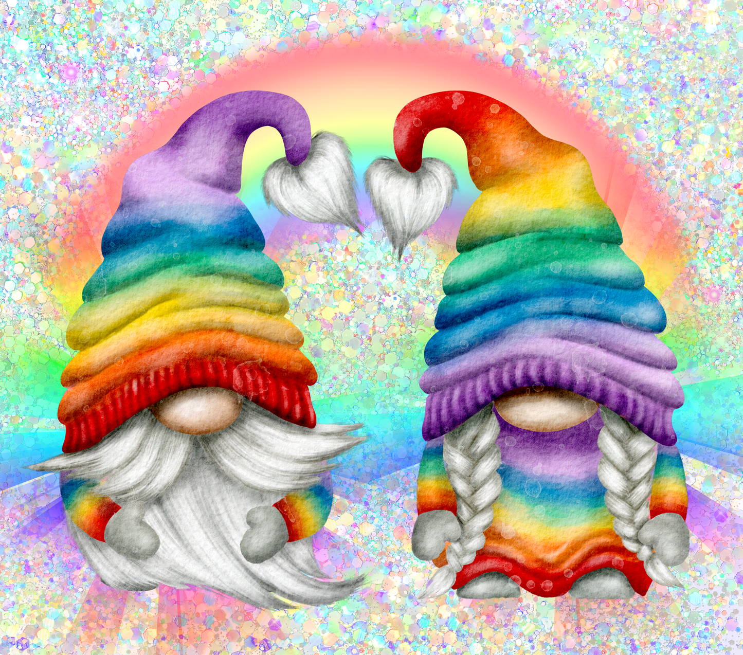 20 oz Sublimation Wraps-Gnomes