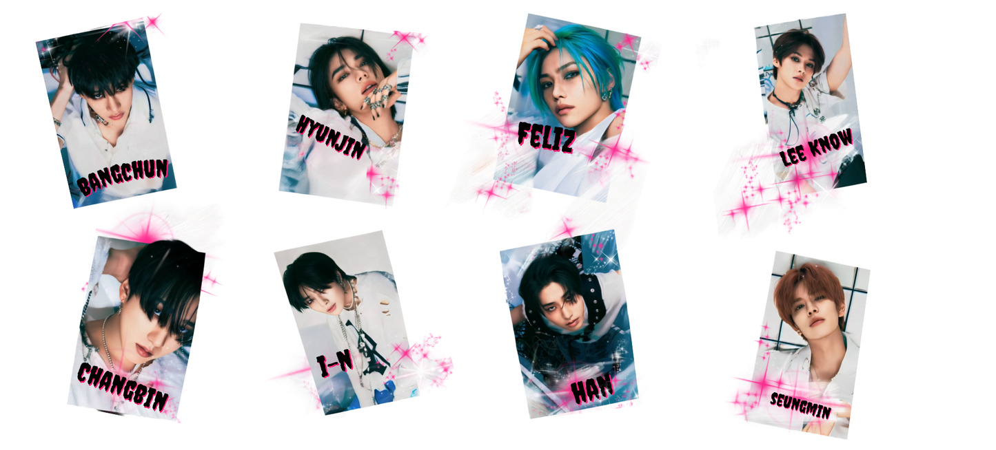 KPOP SKZ 16 oz Glass or Acrylic Snow Globe Cup