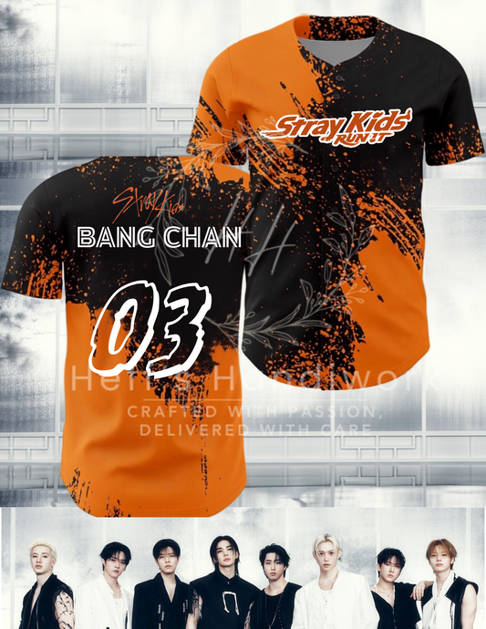 KPOP SKZ Baseball Jersey-PREORDER