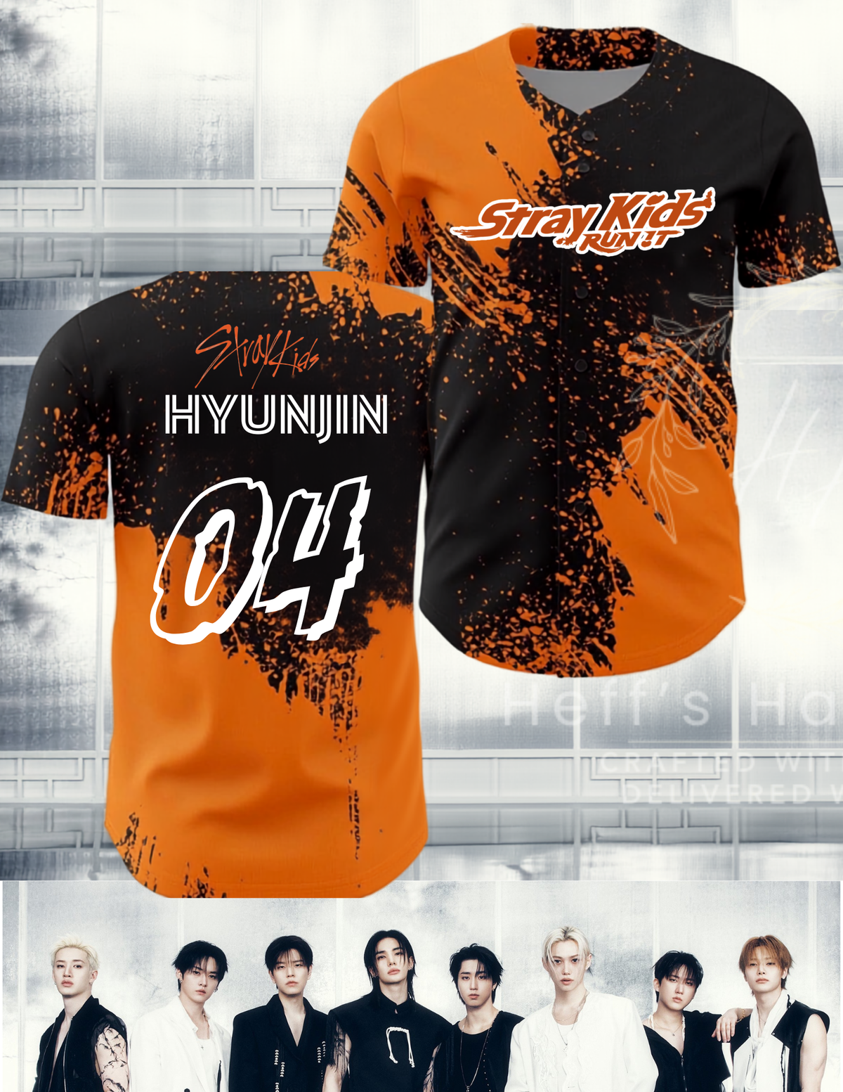 KPOP SKZ Baseball Jersey-PREORDER