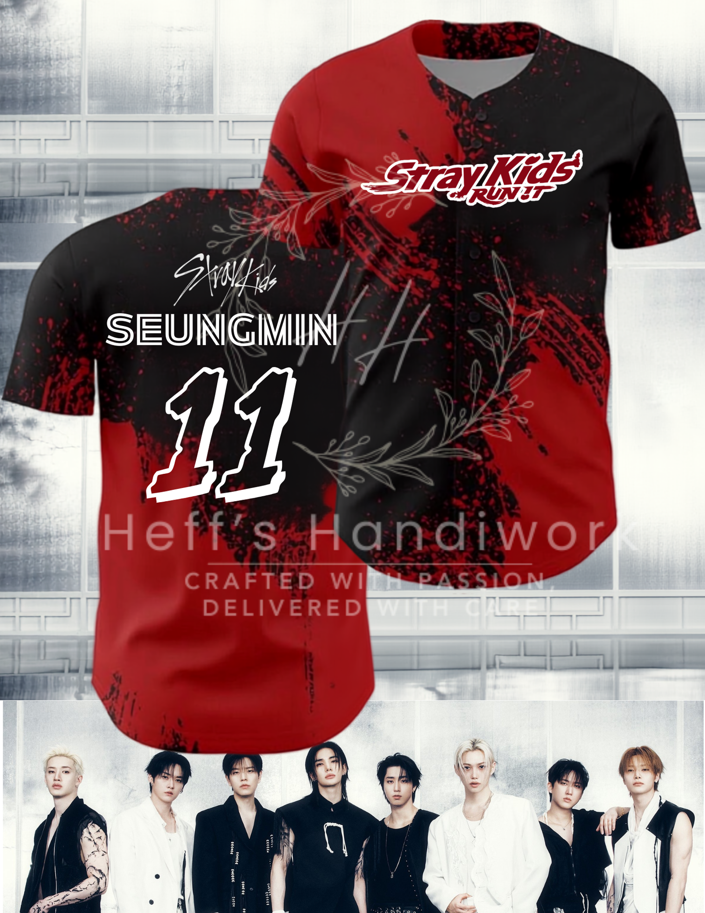 KPOP SKZ Baseball Jersey-PREORDER