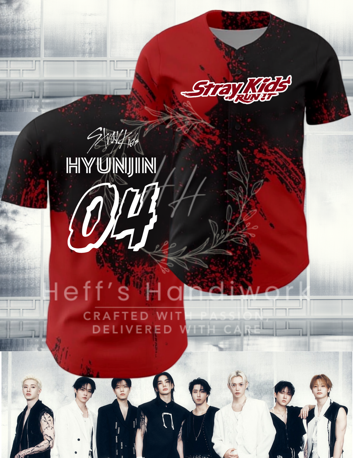 KPOP SKZ Baseball Jersey-PREORDER