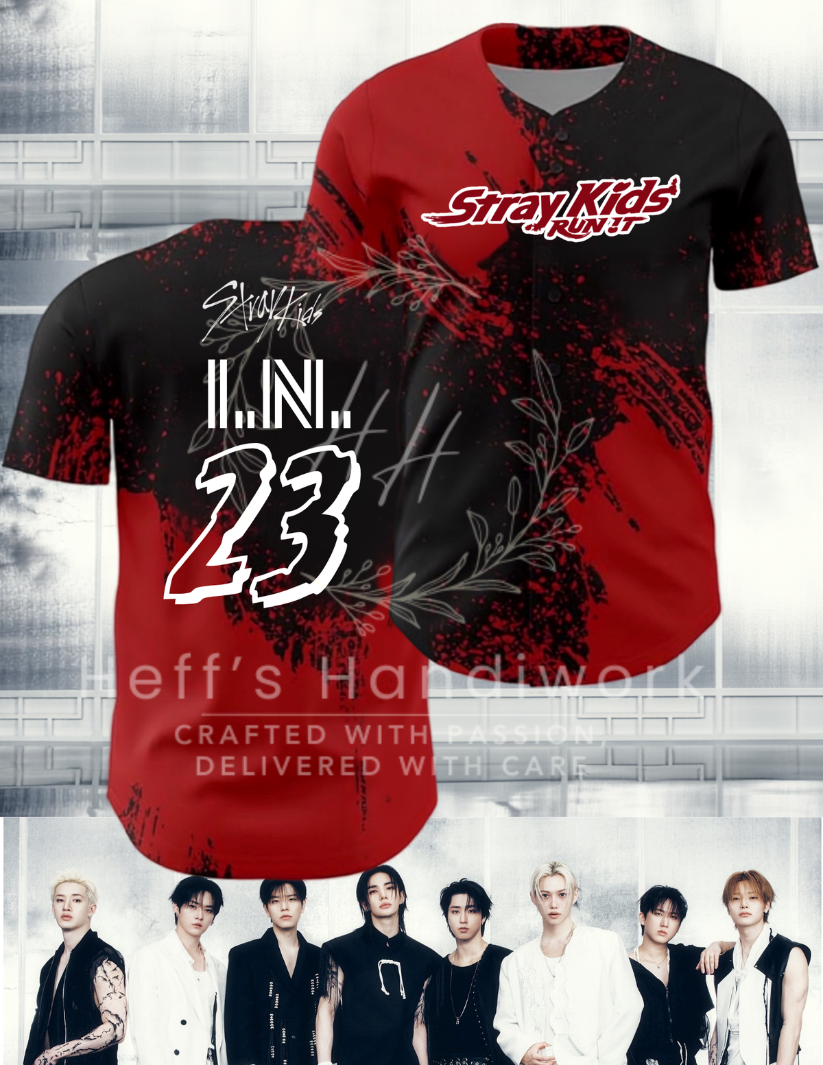 KPOP SKZ Baseball Jersey-PREORDER