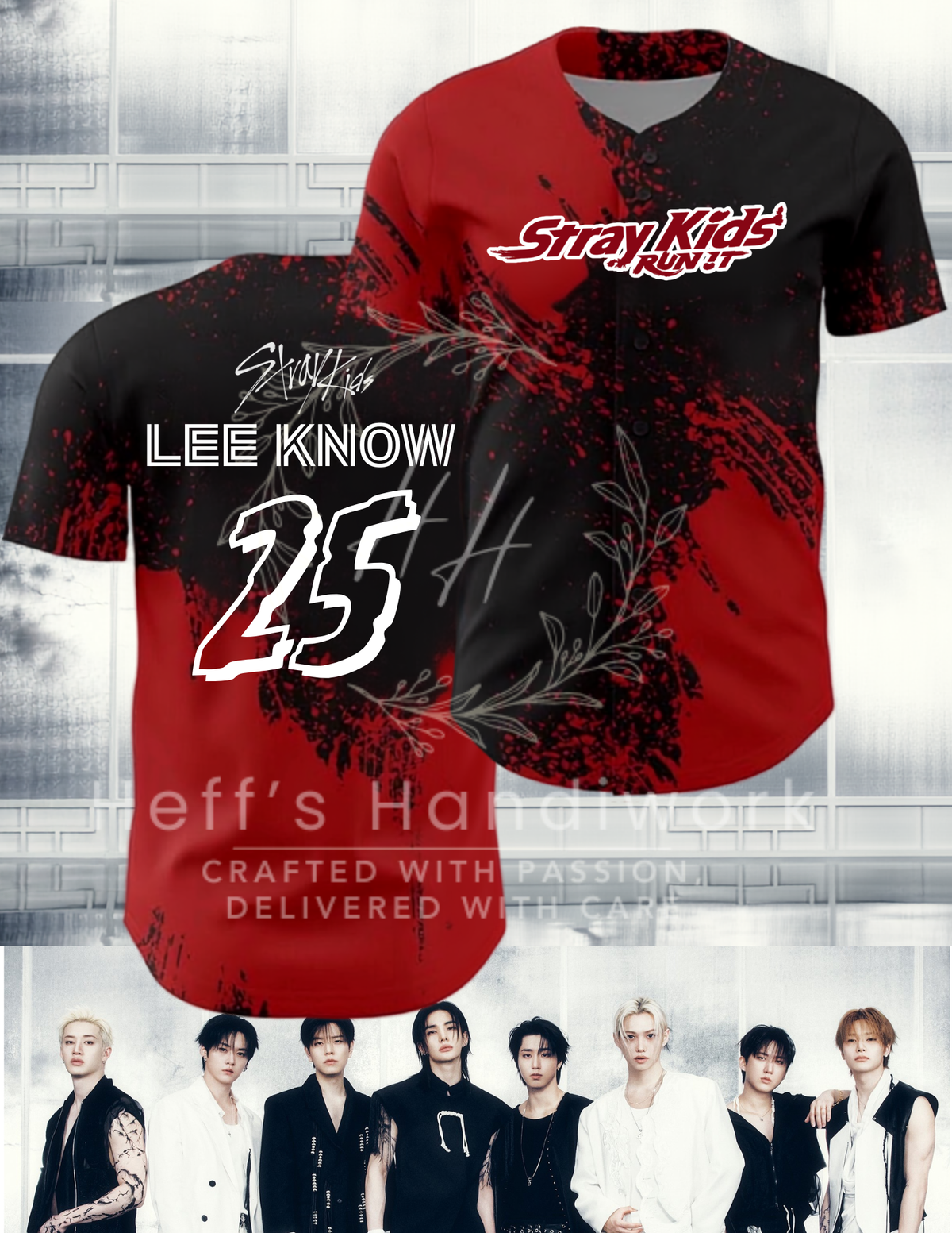KPOP SKZ Baseball Jersey-PREORDER