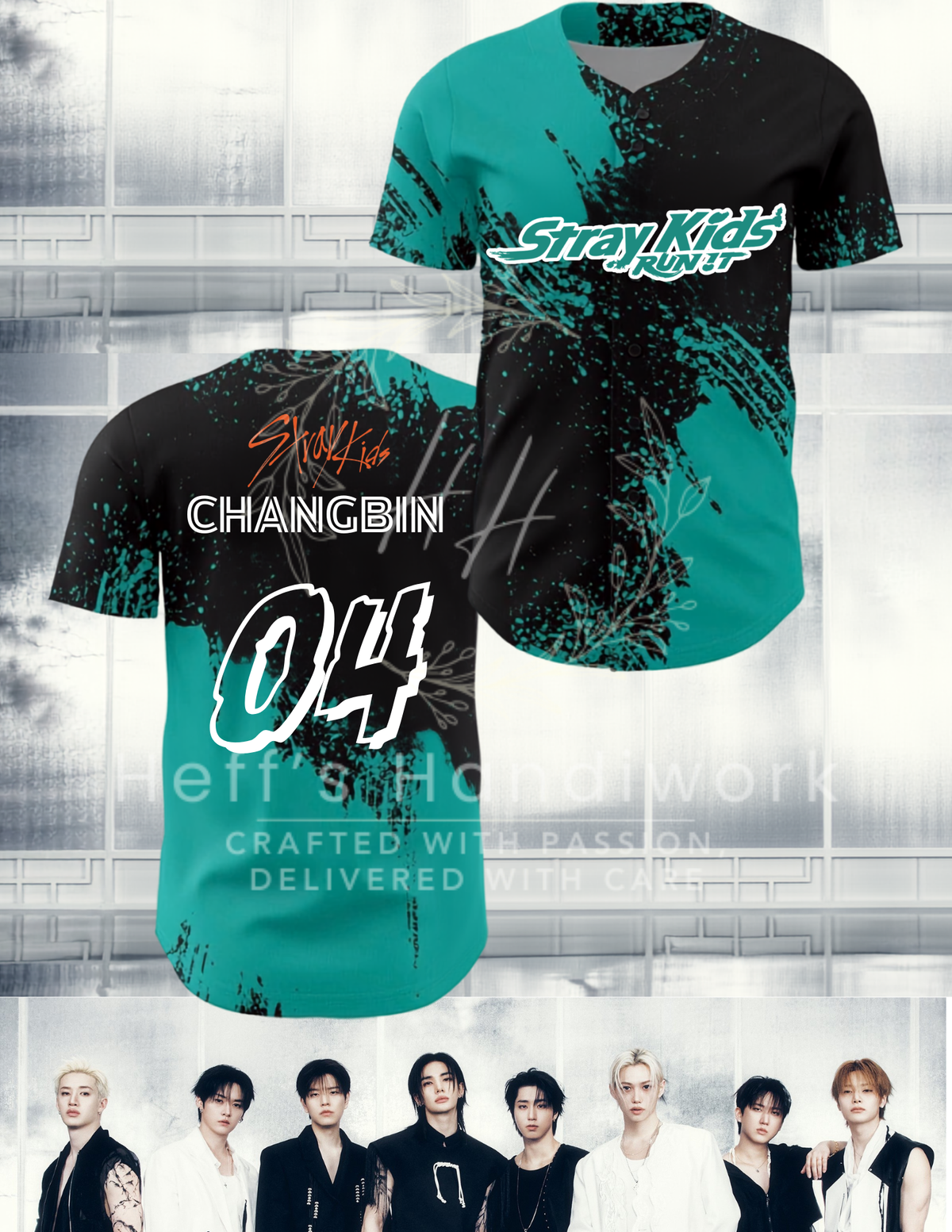 KPOP SKZ Baseball Jersey-PREORDER