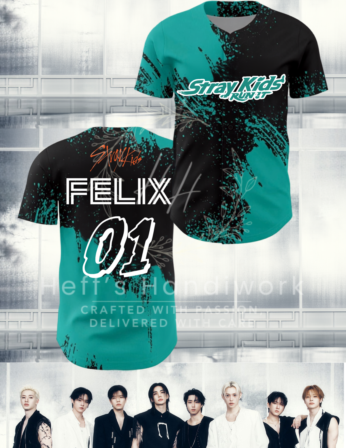 KPOP SKZ Baseball Jersey-PREORDER