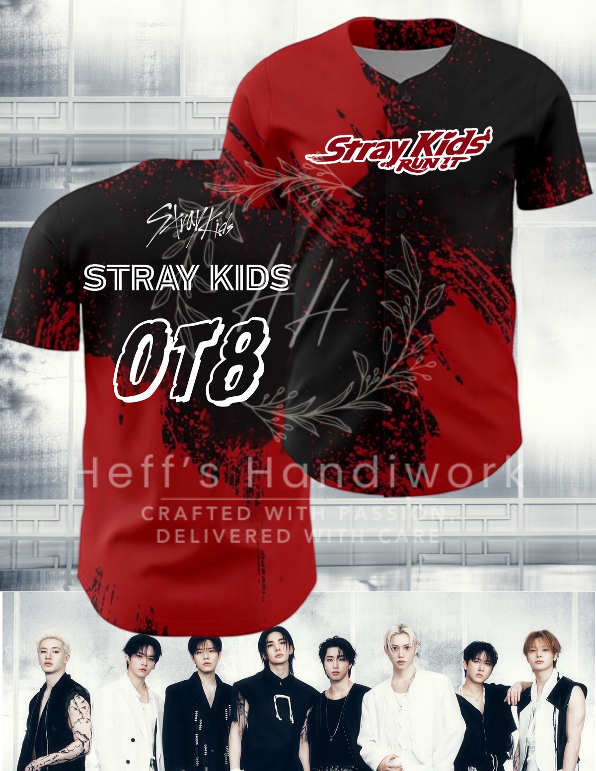 KPOP SKZ Baseball Jersey-PREORDER