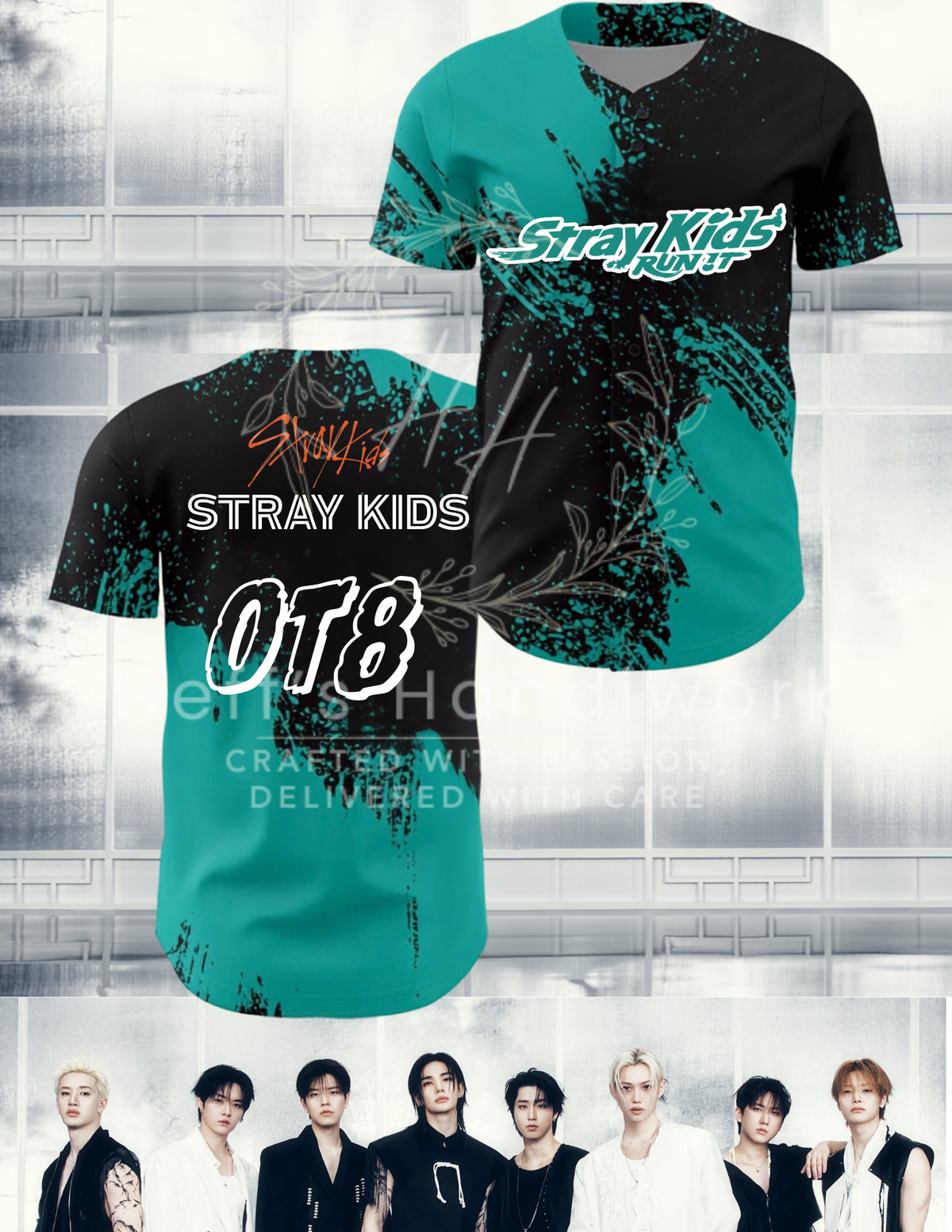 KPOP SKZ Baseball Jersey-PREORDER