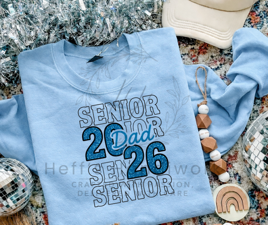 Senior 2026 Dad Blue