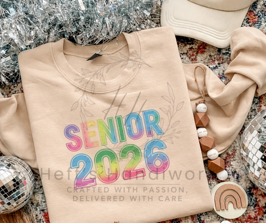 Senior 2026 Pastel Grunge