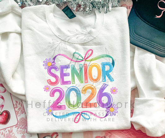 Senior 2026 Pastel with Bow