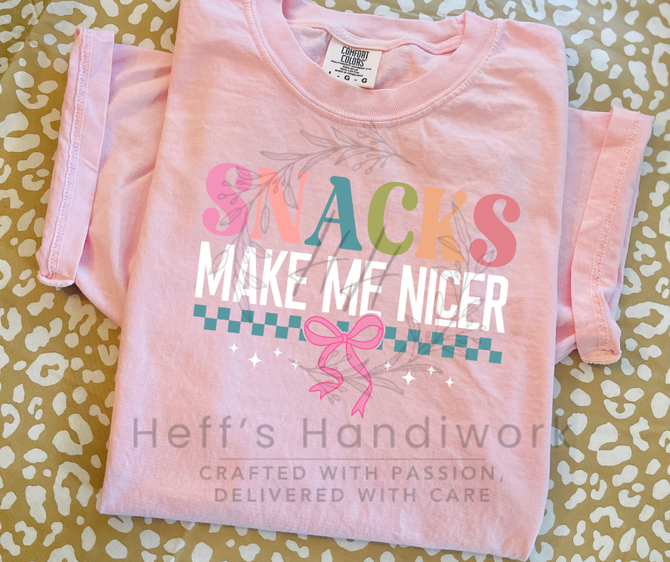 Snacks Make Me Nicer